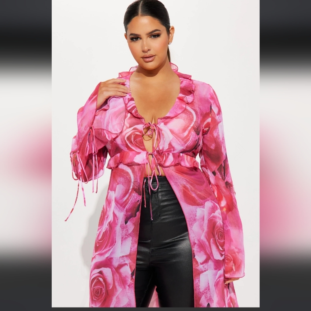 FASHION NOVA SHEER TOP